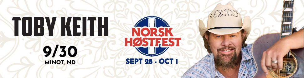 TOBY KEITH TO PERFORM AT NORSK HØSTFEST