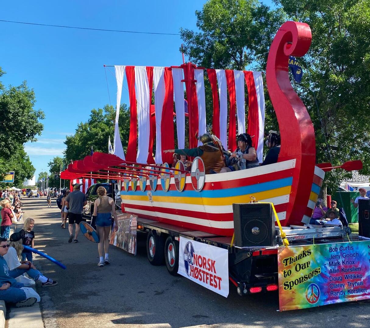 Norsk Høstfest wins ND State Fair Parade Float Award Norsk Høstfest