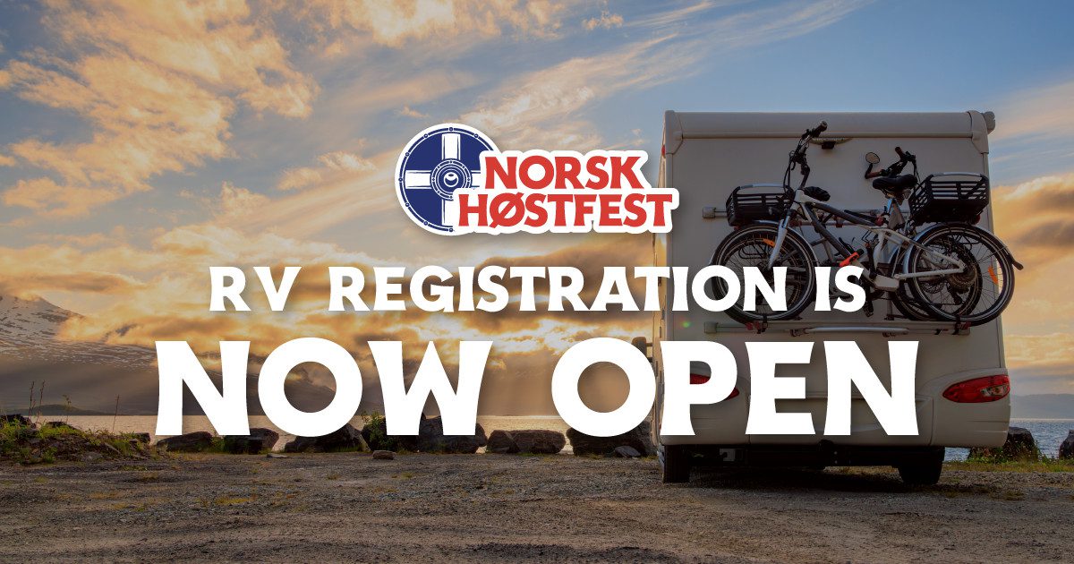 Norsk Hostfest RV Registration Now Open Blog Header Graphic